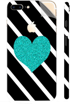 Snooky Apple iPhone 7 Plus Mobile Skin(Black)