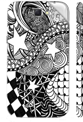 Snooky Samsung Galaxy Note 2 Mobile Skin(Black)