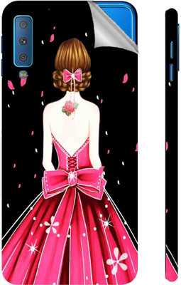 Snooky Samsung Galaxy A7 2018 Edition Mobile Skin(Black)