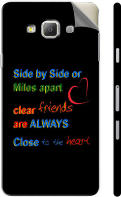 Snooky Samsung Galaxy E7 Mobile Skin(Black)