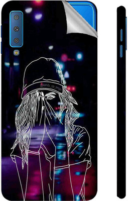 Snooky Samsung Galaxy A7 2018 Edition Mobile Skin(Black)