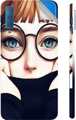 Snooky Samsung Galaxy A7 2018 Edition Mobile Skin(Black)