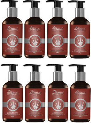 

True Derma Essentials Aloe Vera (Moisturizing & Soothing) Body Lotion (Pack of 8)(200 ml)