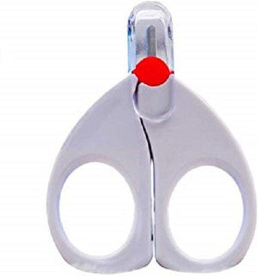 

FOK Baby Safety Nail Scissor with Circular Cutter Plastic Cover Head