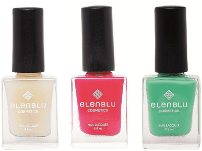 

Elenblu White Water Top - Top Coats Nail Polish & Set of 2 - Mauve Taupe & Allure (9.9ml Each) Matte Nail Polish(Pack of 3)