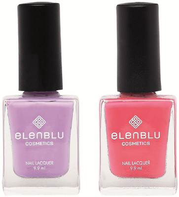 

Elenblu Princess Rule & Chestnut - (9.9ml Each) Matte Nail Polish(Pack of 2)
