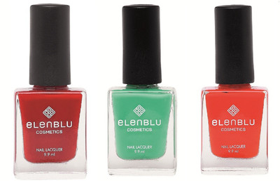 

Elenblu Rose Garden, Allure & Salmon Rust - (9.9ml Each) Matte Nail Polish(Pack of 3)