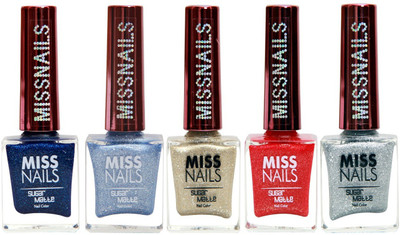 

miss nails SUGAR MATTE 8ML SM01 Multi(Pack of 5)