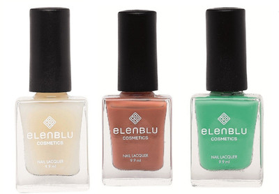 

Elenblu White Water Top - Top Coats Nail Polish & Set of 2 - Tarnished Copper & Allure (9.9ml Each) Matte Nail Polish(Pack of 3)