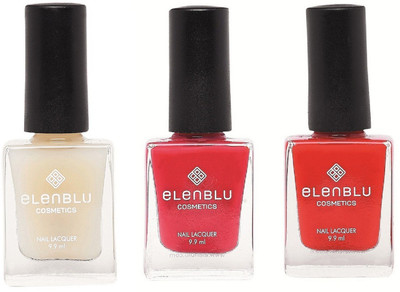 

Elenblu White Water Top - Top Coats Nail Polish & Set of 2 - Formal Affair & Wicked (9.9ml Each) Matte Nail Polish(Pack of 3)