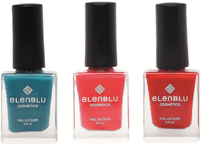 

Elenblu Sapphire, Big Apple Red & Fenzy Red - (9.9ml Each) pink(Pack of 3)