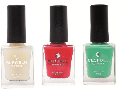 

Elenblu White Water Top - Top Coats Nail Polish & Set of 2 - Formal Affair & Allure (9.9ml Each) Matte Nail Polish(Pack of 3)