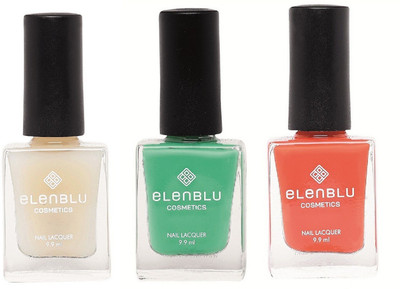 

Elenblu White Water Top - Top Coats Nail Polish & Set of 2 - Allure & Chestnut (9.9ml Each) Matte Nail Polish(Pack of 3)