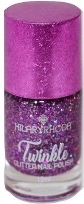 

saledge Twinkle Glitter Nail Polish Magenta