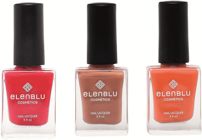 

Elenblu FormalTarnished Copper & Rustic Decay - (9.9ml Each) Matte Nail Polish(Pack of 3)
