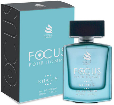 

Khalis Perfumes Focus Fragrance Spray - 100ml Eau de Parfum - 100 ml(For Men & Women)