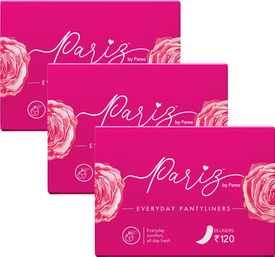 

Paree Pariz Pantyliner-25 pieces (Pack of 3) Pantyliner(Pack of 3)