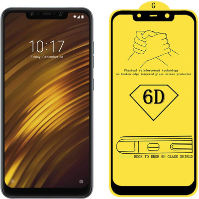 MT Guard Edge To Edge Tempered Glass for Nokia 6.1 Plus /Nokia X6 2018 6D(Pack of 1)
