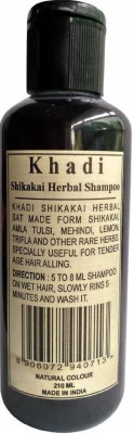 

Khadi Herbal Shikakai Shampoo- 210ml(210 ml)