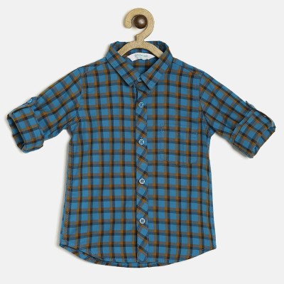 MINI KLUB Baby Boys Checkered Casual Multicolor Shirt