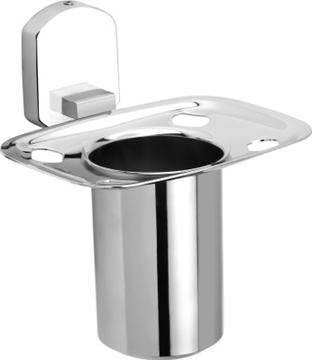 

Wallcart Premium Tooth-Brush Holder/Tumbler Stainless Steel (Unique)(Silver)