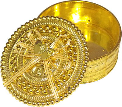 

RAAYA Plastic Silver Jewellery Box na Vanity Box(golden)