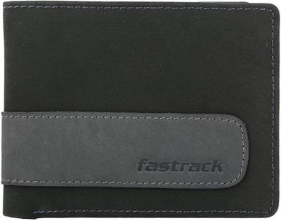 

Fastrack Men Grey, Blue Wallet(6 Card Slots), Blue and grey