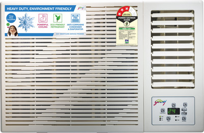 View Godrej 1 Ton 3 Star Window AC  - White(GWC 12DTC3-WSA, Copper Condenser)  Price Online