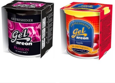 areon Passion & Apple Car Freshener Gel(2 x 80 g)