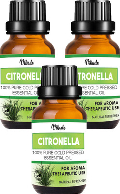 

VIHADO Citronella Essential Oil 100% Pure Natural Essential Oil (18 ml) (Pack of 3)(18 ml)