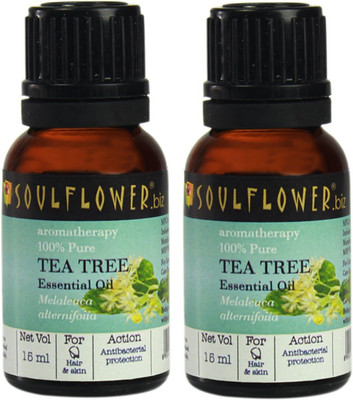 

Soulflower Tea Tree Essential Oil Set of 2(15 ml)