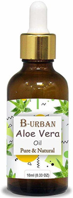 B-urban Alovera Oil 100% Natural Pure Undiluted Uncut Carrier Oil 10ml(10 ml)