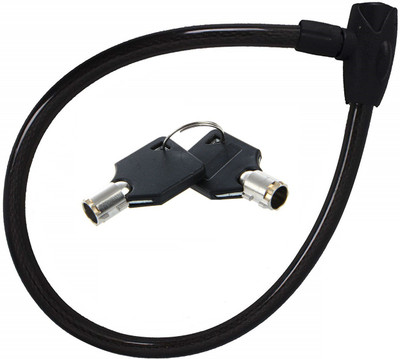 ALLEXTREME Universal Anti-Theft Bike Bicycle Lock Stainless Steel Cable Coil with 2 Key For Bike Security Lock Cycle Lock