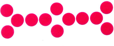

SJ COLLECTION Large Maroon Red 12 Size ( H 1.5 x w 1.5 ) Forehead Maroon Bindis(Fancy Design Bindi)