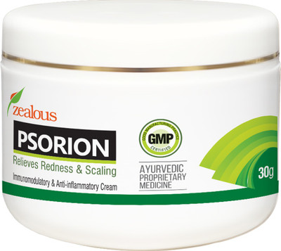 

zealous health PSORION, Psoriasis cream, Herbal cream for itchy skin & scaling lesions, 30 gram cream(30 g)