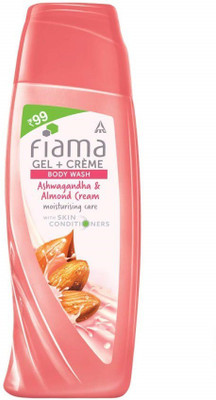 

fiama Ashwagandha and Almond Cream Gel with Crème Bodywash, 200ml(200 ml)