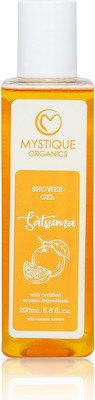 

MYSTIQUE ORGANICS Paraben Free Shower Gel with Satsuma Extracts for Skin Smoothening (Men & Women) 200 ml / 6.8 Fl. Oz(200 ml)