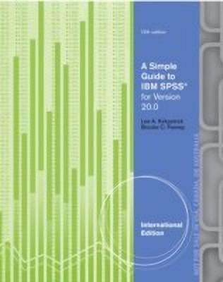 A Simple Guide to IBM SPSS (R): For Version 20.0, International Edition(English, Paperback, Kirkpatrick Lee)
