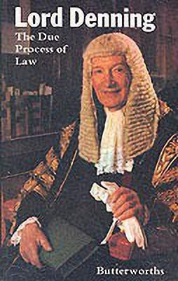 The Due Process of Law(English, Paperback, Denning Alfred)