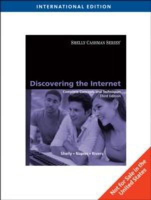 Discovering the Internet(English, Paperback, Shelly Gary B.)