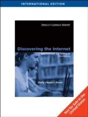 Discovering the Internet(English, Paperback, Shelly Gary B.)