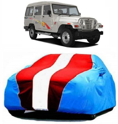 UDGHA Car Cover For Mahindra Marshal (With Mirror Pockets)(Multicolor)