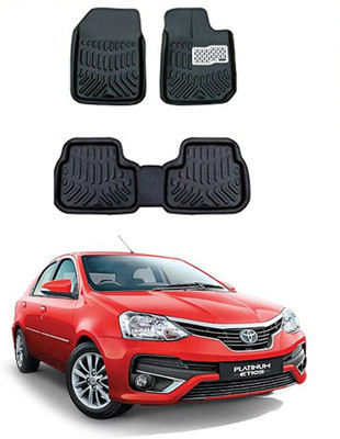 MAGNET Plastic 3D Mat For  Toyota Etios(Black)