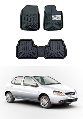 MAGNET Plastic 3D Mat For  Tata Indica V2(Black)