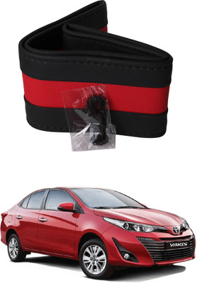 AYW Hand Stiched Steering Cover For Toyota GLA-Class(Black, Red, Leather)