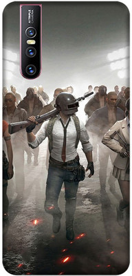 PNBEE Back Cover for Vivo V15 Pro - PubG Hero Print Mobile Case Cover(Multicolor, Hard Case)
