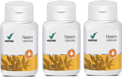 

Vestige Neem Capsule 100 capsules/container (pack of 3 )(Set of 3)