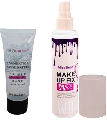

Miss Boss Hudaa Foundation illuminating Primer - 40 ml and kb face care Primer- 45 ml combo(Set of 2)