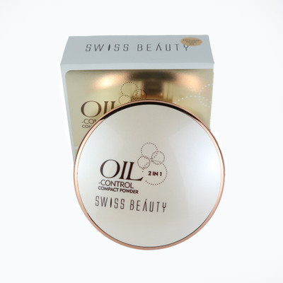 

Swiss Beauty Oil Control 2 in 1 Compact Powder - Natural Nude 03 Compact(natural nude)
