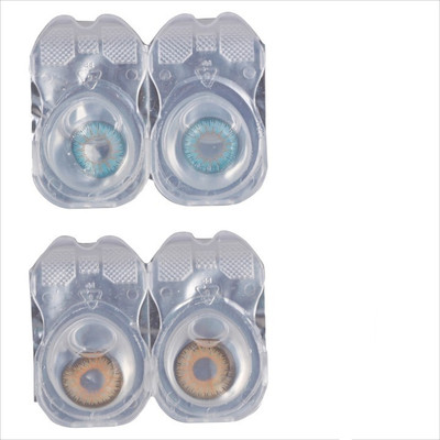 

Drr teleservices Zero power monthly lense 2pair Monthly Contact Lens(0, Blue, Hazal, Pack of 2)